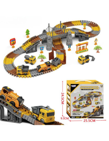 WOOPIE Tor Budowlany Zestaw Konstrukcyjny 174 Elementy