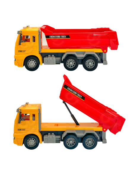 WOOPIE Wywrotka Budowlana w Skali 1:12 Efekty Świetlne Dźwiękowe!