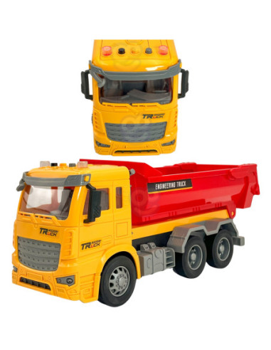 WOOPIE Wywrotka Budowlana w Skali 1:12 Efekty Świetlne Dźwiękowe!