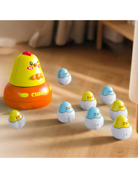 WOOPIE Gra Zręcznościowa Wesołe Kurczaczki Łowienie i Katapulta !