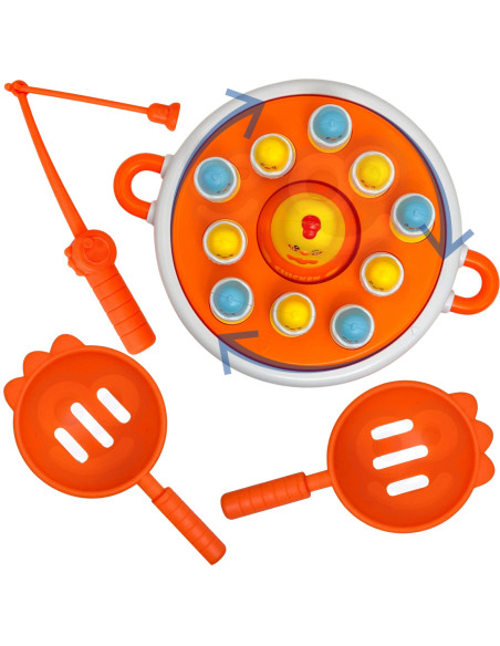 WOOPIE Gra Zręcznościowa Wesołe Kurczaczki Łowienie i Katapulta !