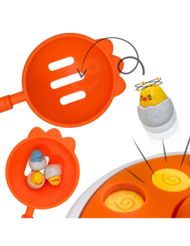 WOOPIE Gra Zręcznościowa Wesołe Kurczaczki Łowienie i Katapulta !