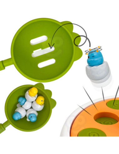 WOOPIE Wesoła Dino-Przygoda Gra Zręcznościowa Łowienie Dinozaurów!