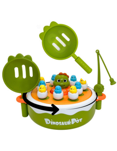 WOOPIE Wesoła Dino-Przygoda Gra Zręcznościowa Łowienie Dinozaurów!