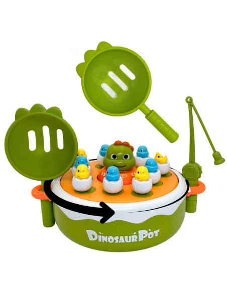 WOOPIE Wesoła Dino-Przygoda Gra Zręcznościowa Łowienie Dinozaurów!