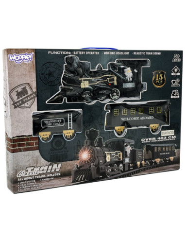 WOOPIE Pociąg Parowy  Magia Kolei z Dźwiękiem