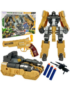 WOOPIE Zestaw Robot Bojowy Transformujący i Wyrzutnie
