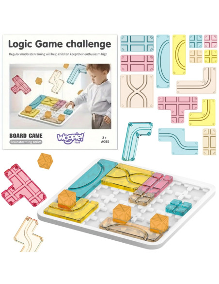 WOOPIE Gra Planszowa Logiczna Kreatywna Układanka Przestrzenna!