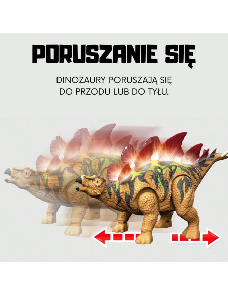 WOOPIE Zdalnie Sterowany Dinozaur Stegozaur Ożyw Prehistoryczny Świat w Twoim Domu!
