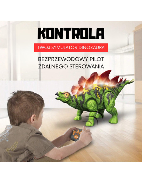 WOOPIE Zdalnie Sterowany Dinozaur Stegozaur Ożyw Prehistoryczny Świat w Twoim Domu!