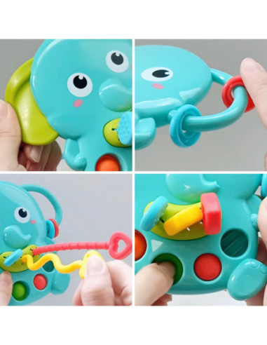 WOOPIE Sensoryczny Słonik Odkryj Świat Zmysłów z Uśmiechem!