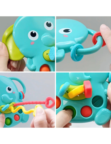 WOOPIE Sensoryczny Słonik Odkryj Świat Zmysłów z Uśmiechem!