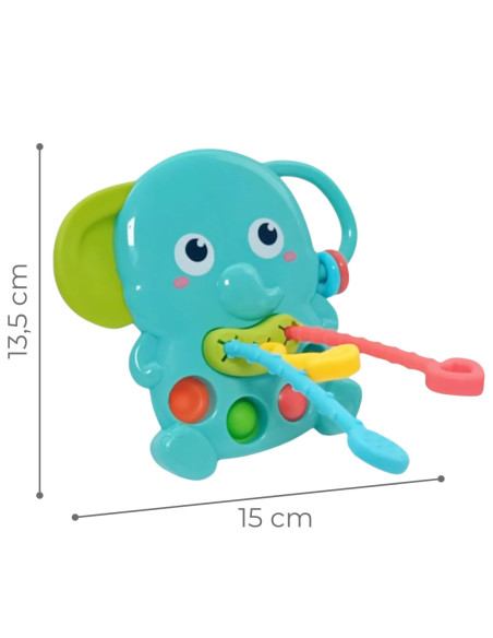 WOOPIE Sensoryczny Słonik Odkryj Świat Zmysłów z Uśmiechem!