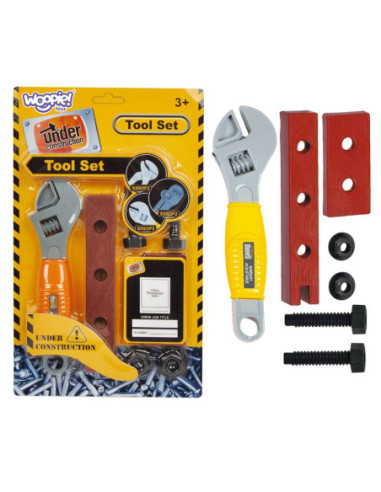 WOOPIE Zestaw Narzędzi Małego Majsterkowicza Klucz Nastawny