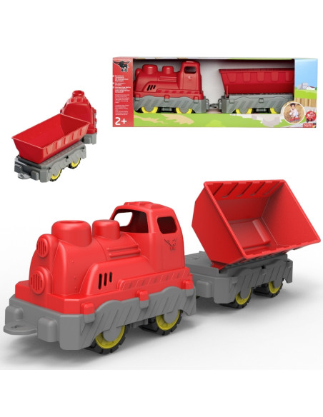 BIG Pociąg Towarowy Wagon z Wywrotką Zabawka do Pasku