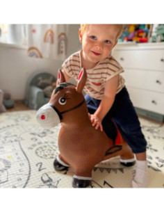 WOOPIE Skoczek Gumowy do Skakania Konik + Pompka 2