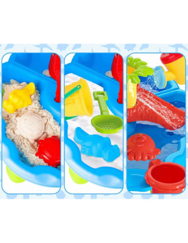 WOOPIE Stolik Wodny z Krzesełkiem 16 Akcesorii