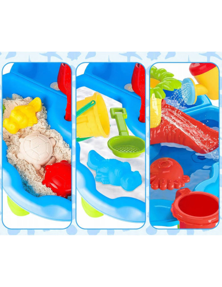 WOOPIE Stolik Wodny z Krzesełkiem 16 Akcesorii