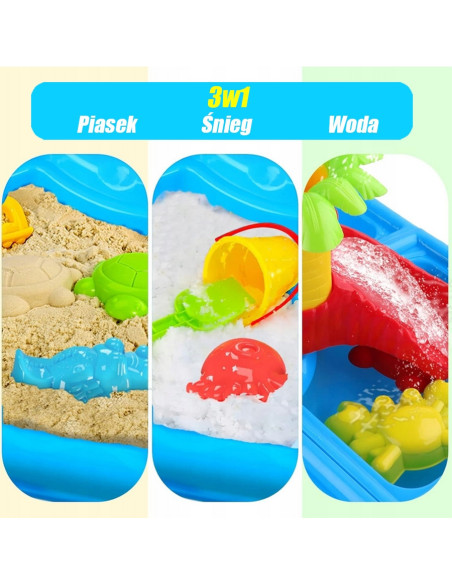 WOOPIE Stolik Wodny z Krzesełkiem 13 Akcesorii