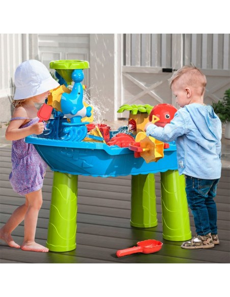 WOOPIE Stolik Wodny Statek z Krzesełkiem 17 Akcesorii