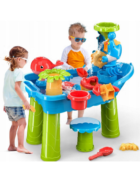 WOOPIE Stolik Wodny Statek z Krzesełkiem 17 Akcesorii