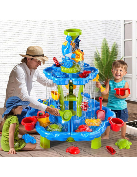 WOOPIE Stolik Wodny i Piaskowy Piaskownica z Ośmiornicą Akcesoria