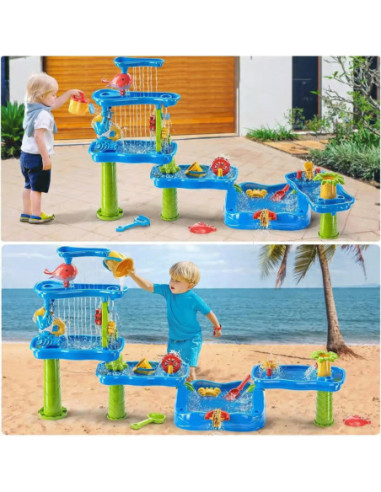 WOOPIE Duży Interaktywny Stolik Wodny i Piaskowy Park wodny