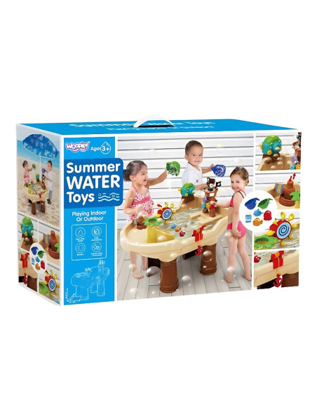 WOOPIE Stolik Wodny Piracka Łódź Armatka Wodna Bąbelki