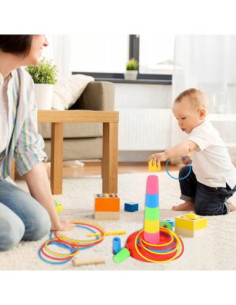 WOOPIE Gra Zręcznościowa Rzut do Celu Obręcze Ringo 2