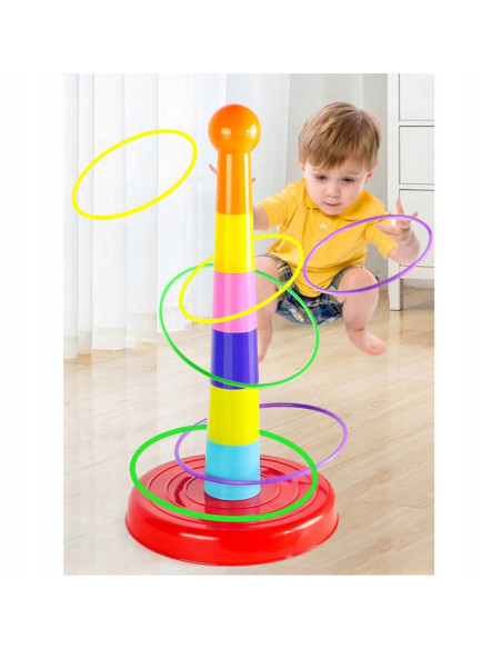 WOOPIE Gra Zręcznościowa Rzut do Celu Obręcze Ringo