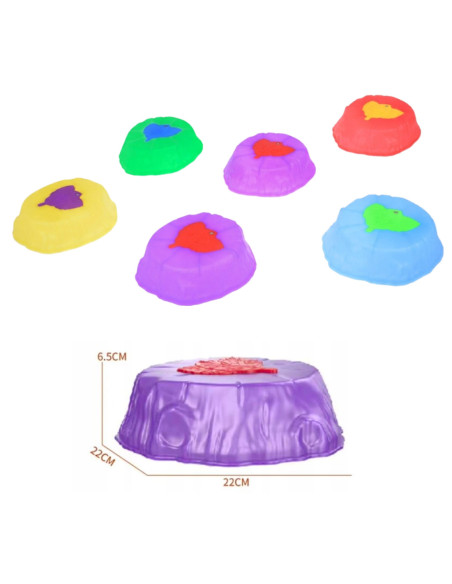 WOOPIE Kamienie Balansujące Świecące Sensoryczne Trening Równowagi 6 szt
