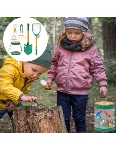 WOOPIE Zestaw Małego Odkrywcy Natury Siatka na Owazdy Motyle Pojemnik na Ryby