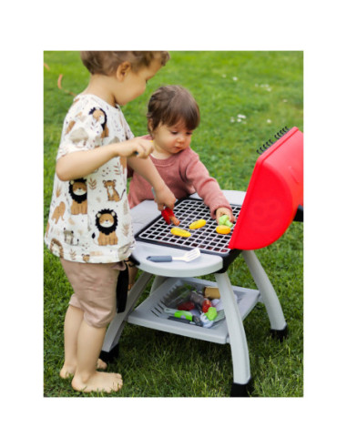 WOOPIE Grill Barbecue Zestaw 41 el. Efekty Świetle Para Wodna