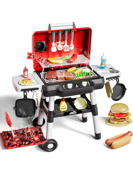 WOOPIE Grill Barbecue Kuchnia Ogrodowa Interaktywna LED Zestaw XL 31 el.