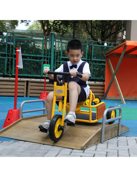 CLASSIC WORLD EDU Drewniany Mostek Rampowy Najazd Droga Tor dla Rowerów