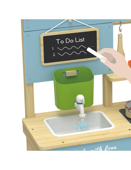 CLASSIC WORLD Drewniana Kuchnia Ogrodowa Błotna XXL z Akcesoriami