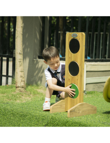 CLASSIC WORLD EDU Drewniany Sygnalizator Świetlny XXL