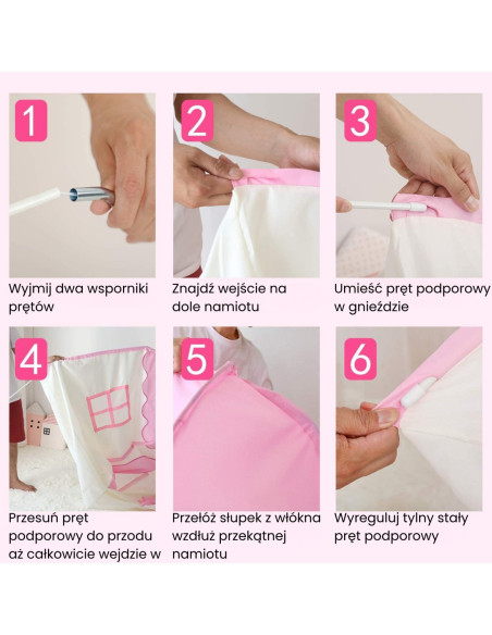 Wooopie Namiot Domek do Domu i Ogrodu XXL z Podłogą