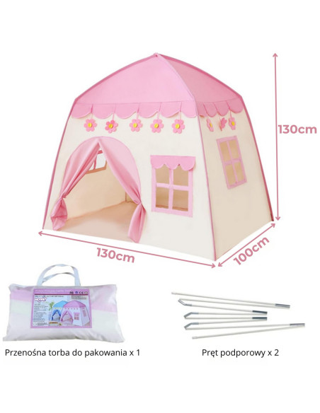 Wooopie Namiot Domek do Domu i Ogrodu XXL z Podłogą