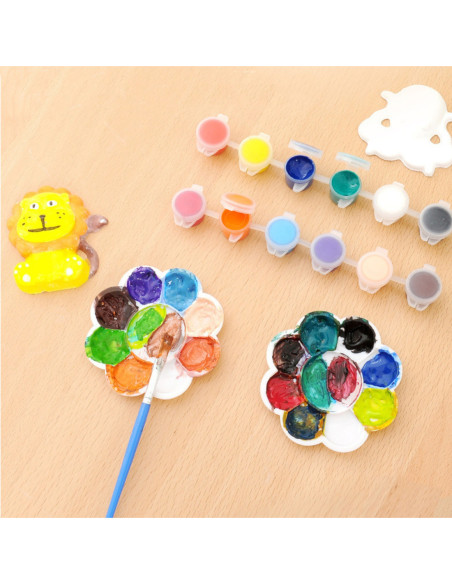 Woopie Stwórz Swoje Figurki Zestaw Kreatywny do Odlewania i Malowania DIY Zwierzątka