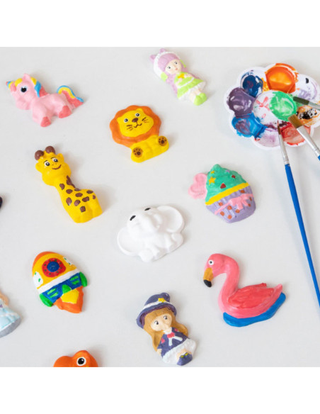 Woopie Stwórz Swoje Figurki Zestaw Kreatywny do Odlewania i Malowania DIY Zwierzątka