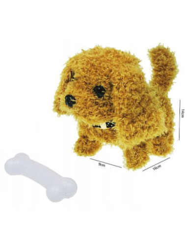 WOOPIE Piesek Interaktywny Pluszowy z Kością Pudel Husky