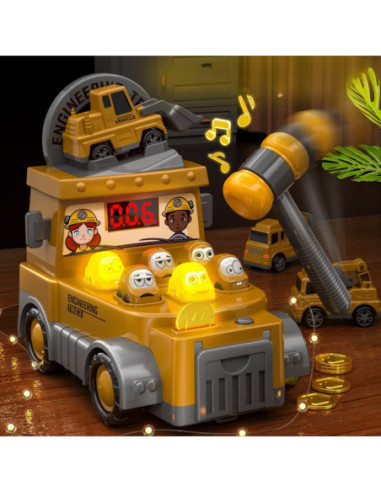 WOOPIE Ciężarówka Budowlana Uderz Kreta 2w1