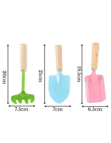 WOOPIE Zestaw Małego Ogrodnika 18 el. Jednorożec