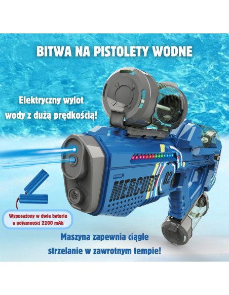 WOOPIE Pistolet Na Wodę Elektryczny Automayczny