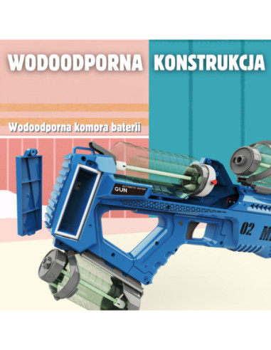 WOOPIE Pistolet Na Wodę Elektryczny Automayczny