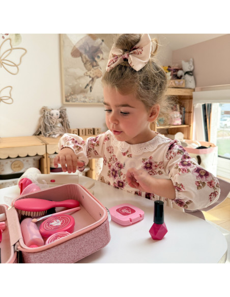 WOOPIE Salon Fryzjerski Kosmetyczka w Kuferku 2w1 43 el.