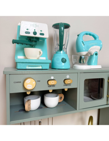 WOOPIE Zestaw AGD 3w1 Ekspres Mikser Blender Efekty Dźwiękowe Świetlne