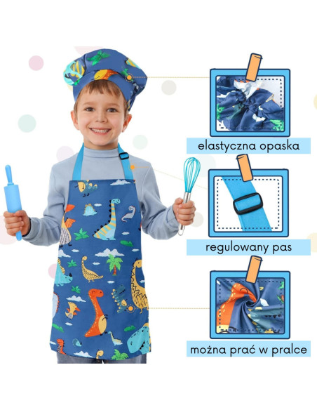 WOOPIE Dino Zestaw Małego Kucharza