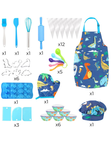 WOOPIE Dino Zestaw Małego Kucharza